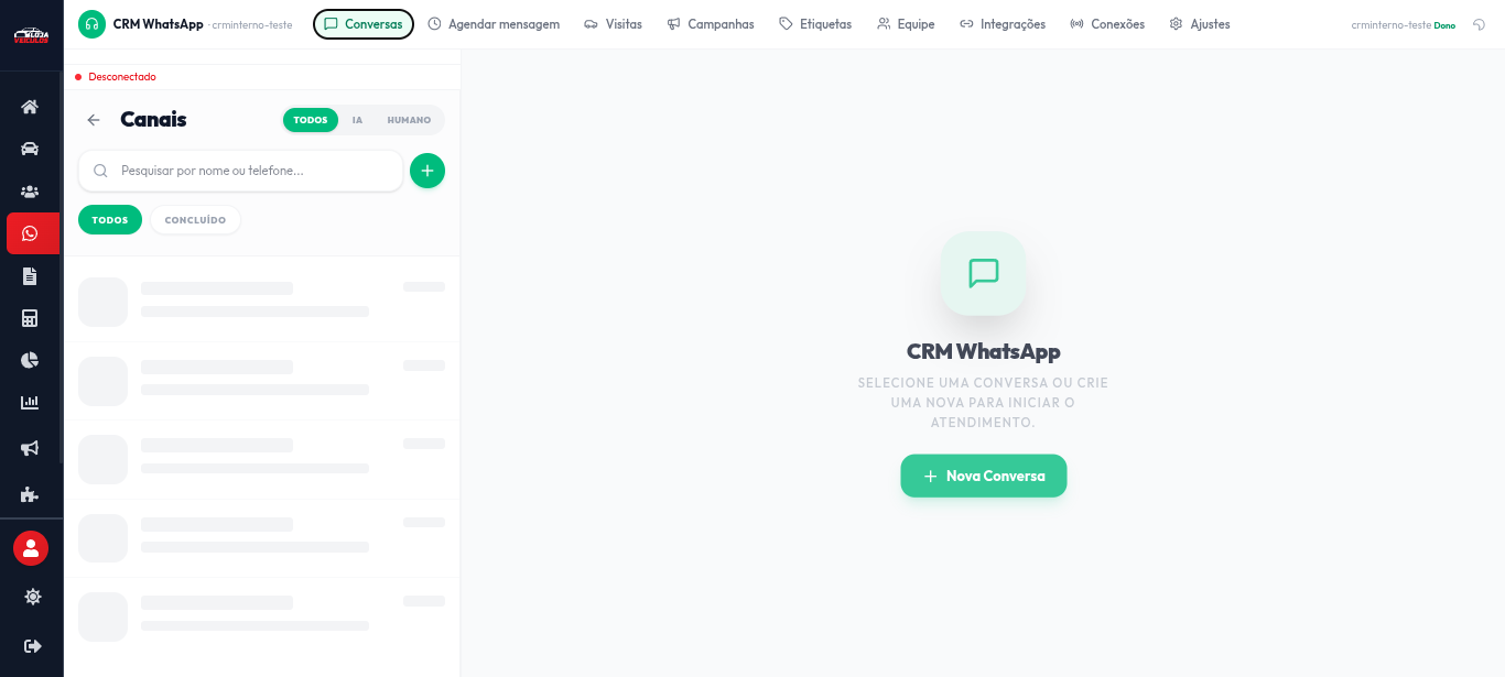 CRM WHATSAPP & PÓS-VENDA ATIVO